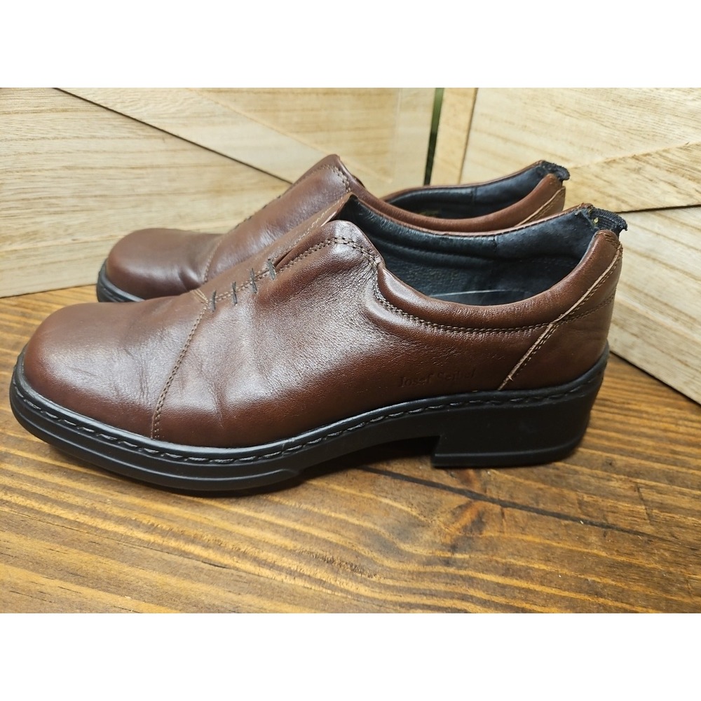 Josef Seibel Slip On Comfort Loafers Shoes Women Sz 8 39 Brown Leather Darla 435 - Picture 5 of 9